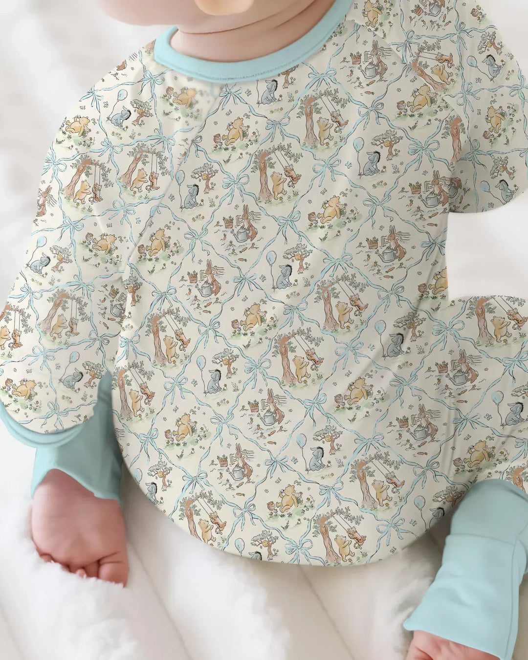 Gerippte Babykleidung mit individuellem Foto - Weich &amp; Skizzenhaft