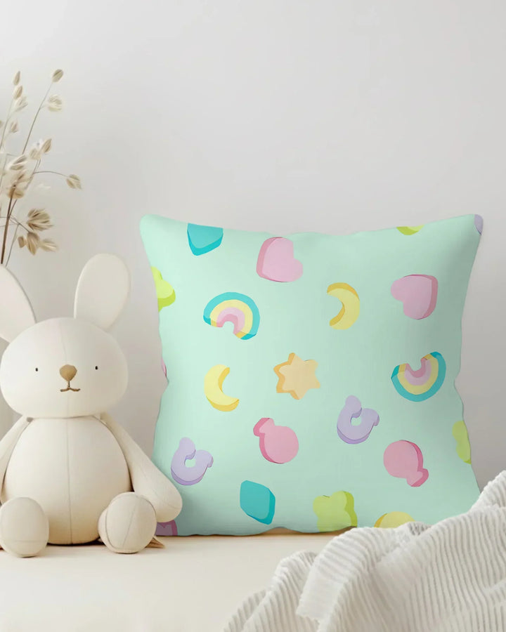 Pastel Lucky Charms Scatter Bamboo Pillow Case