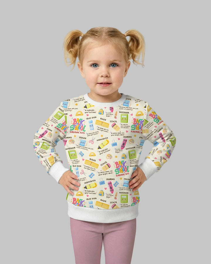 Sweatshirt mit Rundhalsausschnitt aus Bambusfaser