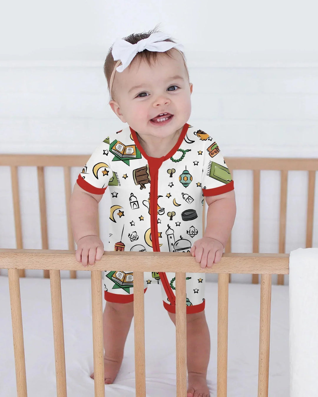 Ramadan Blessings Family Matching Bamboo Shorty Zippy