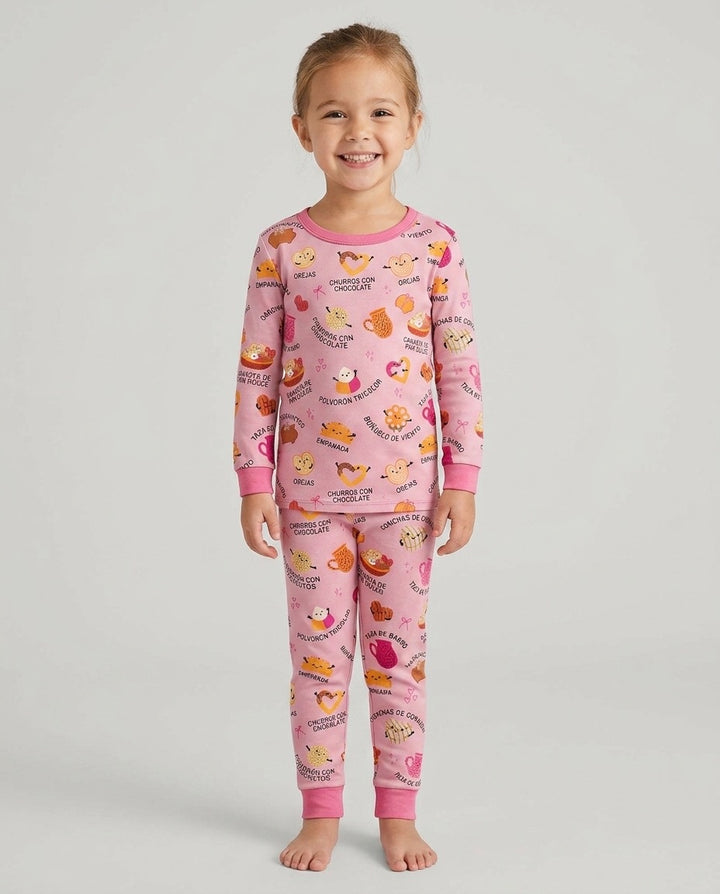 Pan Dulce Bamboo Two Piece Long Sleeve Pajama Set