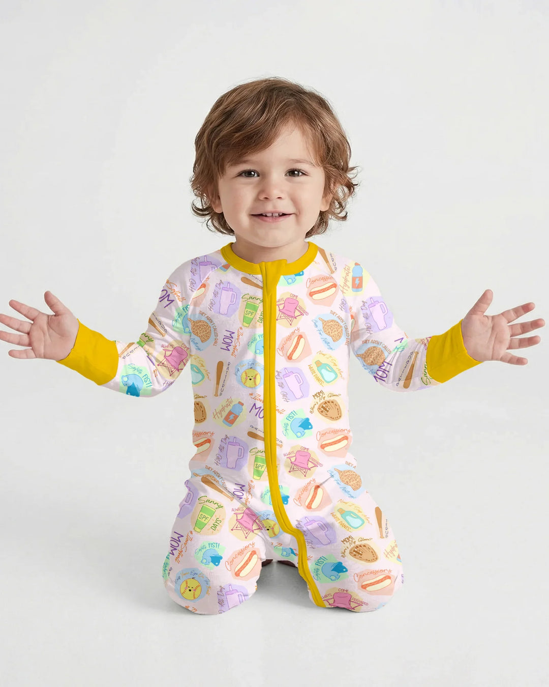 Gerippte Babykleidung mit individuellem Foto - Weich &amp; Skizzenhaft
