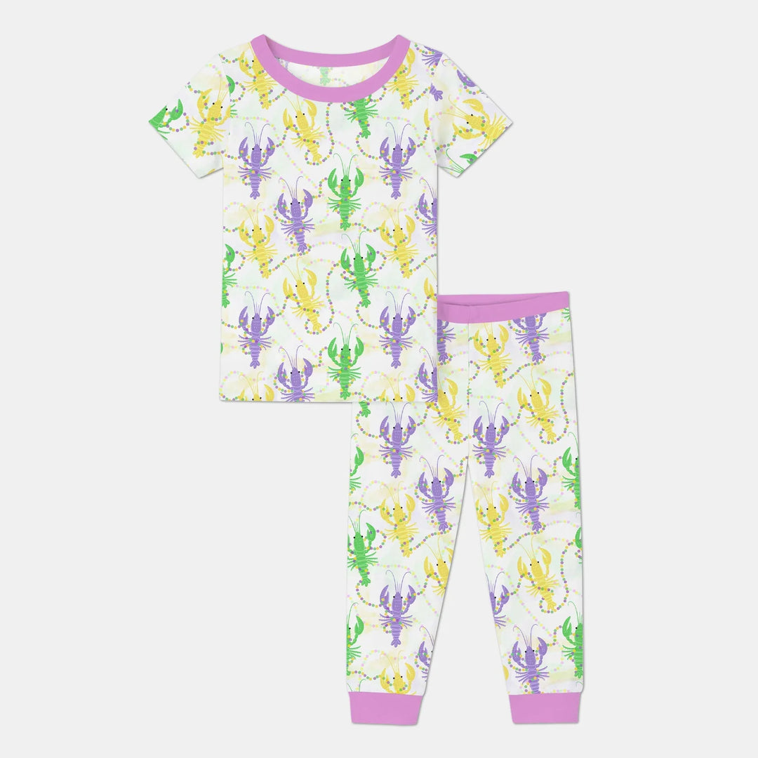 Zweiteiliges, kurzärmliges Pyjama-Set mit Marienkäfern