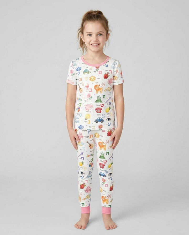 Zweiteiliges, kurzärmliges Pyjama-Set mit Marienkäfern