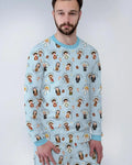 Vorlage Herren-Pyjama-Set