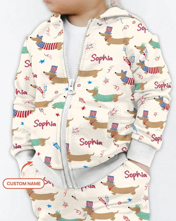 250 Years Of Freedom Bamboo Zip Hoodie
