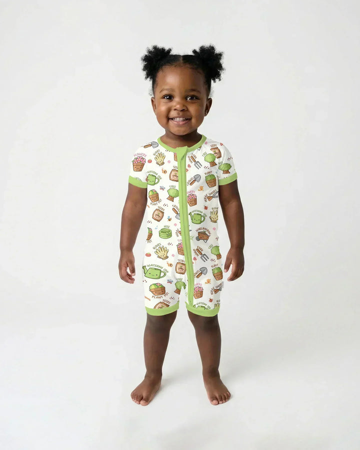 Kawaii Garden Crew Bamboo Shorty Zippy