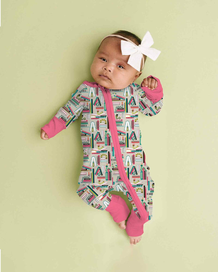 Gerippte Babykleidung mit individuellem Foto - Weich &amp; Skizzenhaft