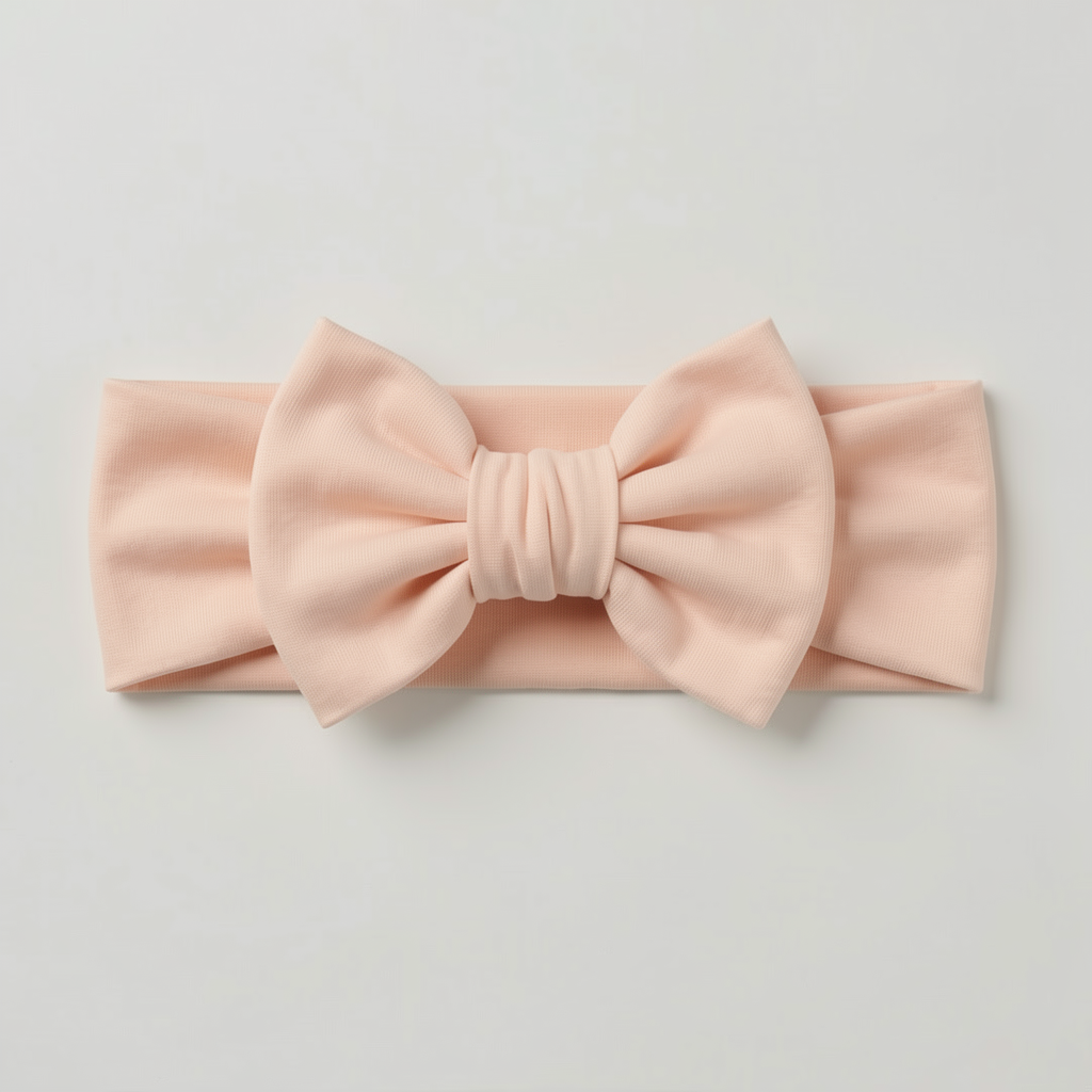 Solid Color Bamboo Luxe Bow Headband