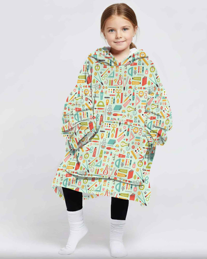 Benutzerdefinierter Bambus-Deckenhoodie (Vorlage)