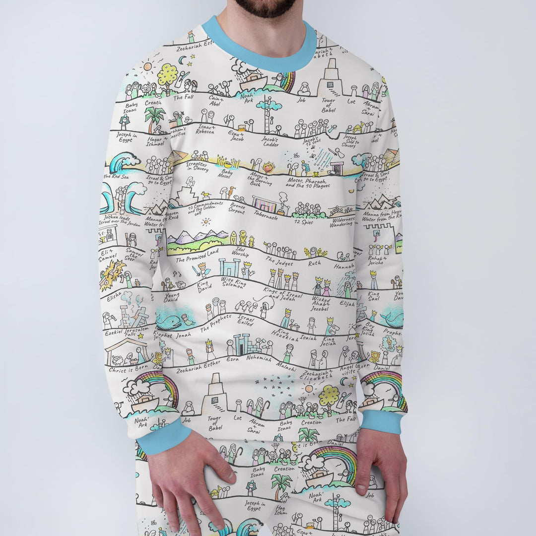 Vorlage Herren-Pyjama-Set