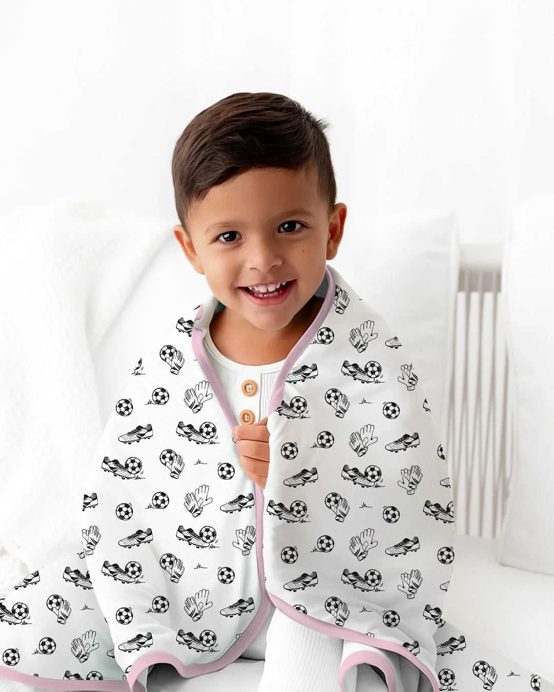 Future Soccer Champion Bamboo Blanket