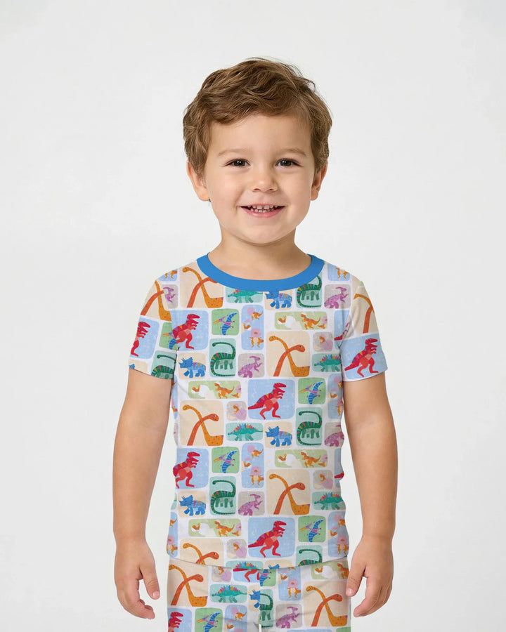 Zweiteiliges, kurzärmliges Pyjama-Set mit Marienkäfern