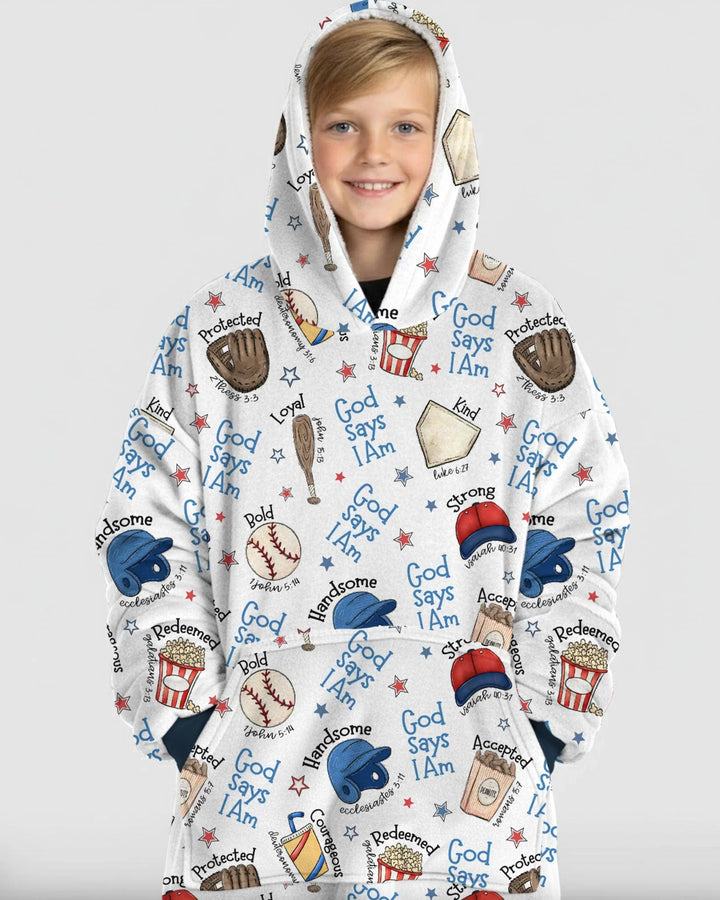 Christlicher Baseball tragbarer Bambus-Deckenpullover