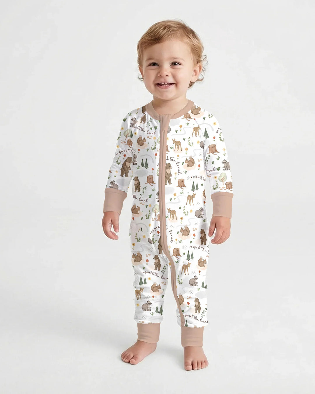 Gerippte Babykleidung mit individuellem Foto - Weich &amp; Skizzenhaft