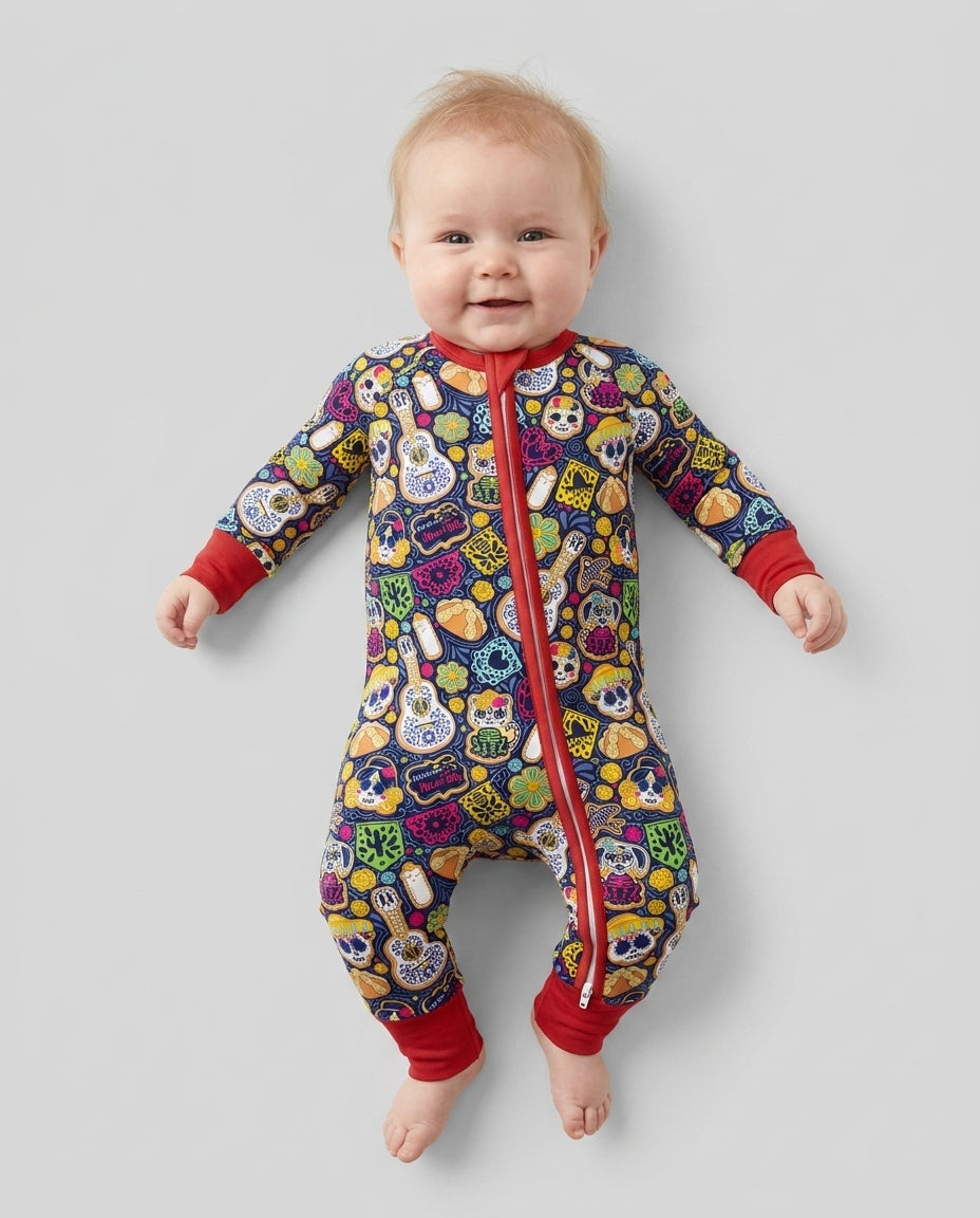 Cookie De Los Muertos Bamboo Convertible Zippy