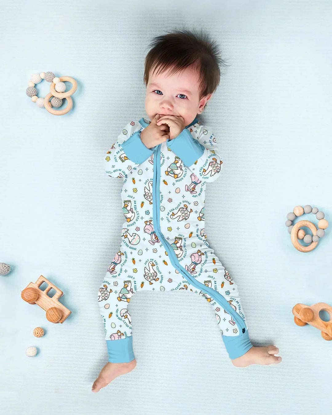 Gerippte Babykleidung mit individuellem Foto - Weich &amp; Skizzenhaft