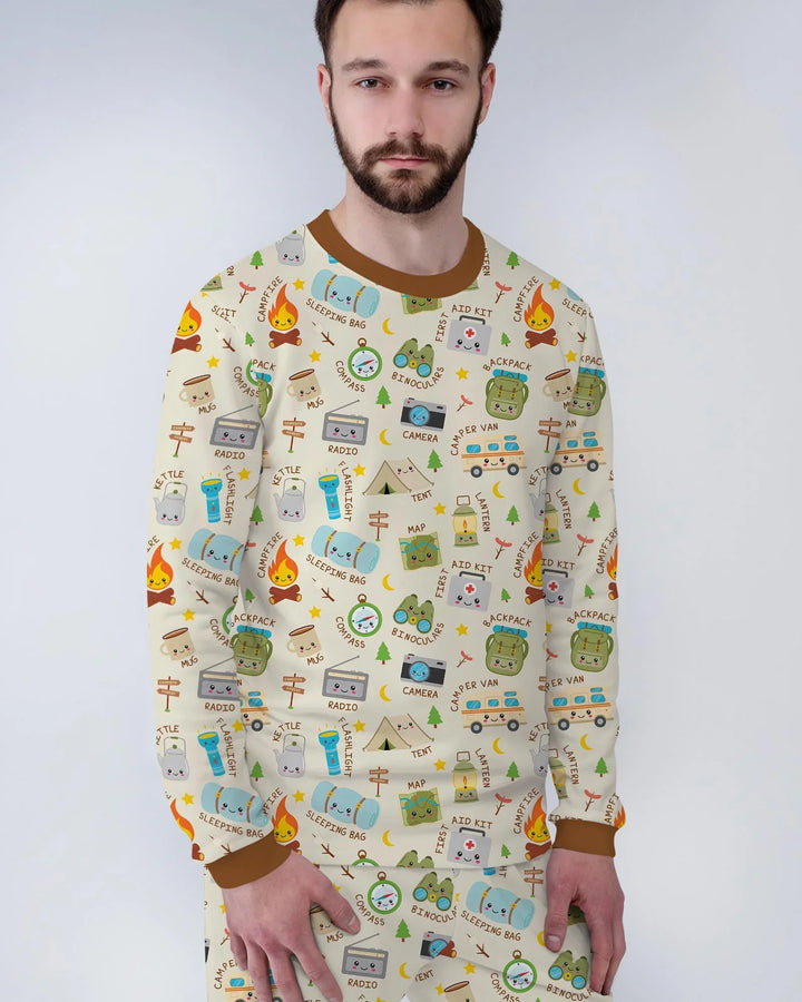 Vorlage Herren-Pyjama-Set
