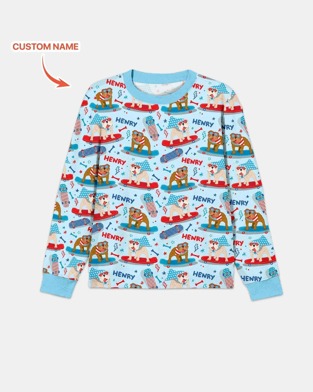 Vorlage Benutzerdefiniertes Herren-Pyjama-Set