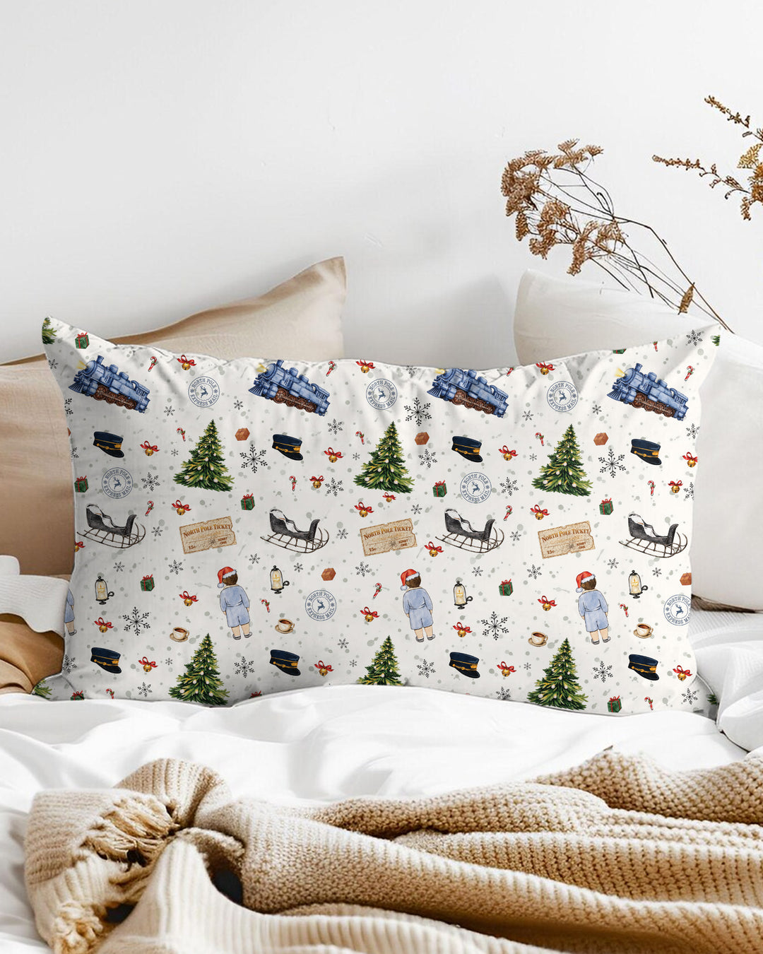 North Pole Adventure Bamboo Pillow Case