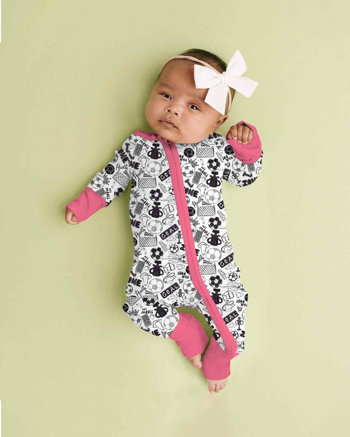 Gerippte Babykleidung mit individuellem Foto - Weich &amp; Skizzenhaft
