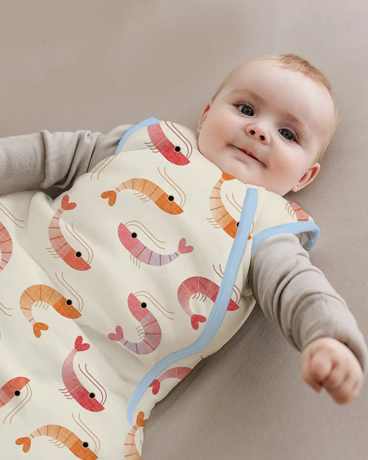 Sweet Shrimp Parade Bamboo Sleep Bag