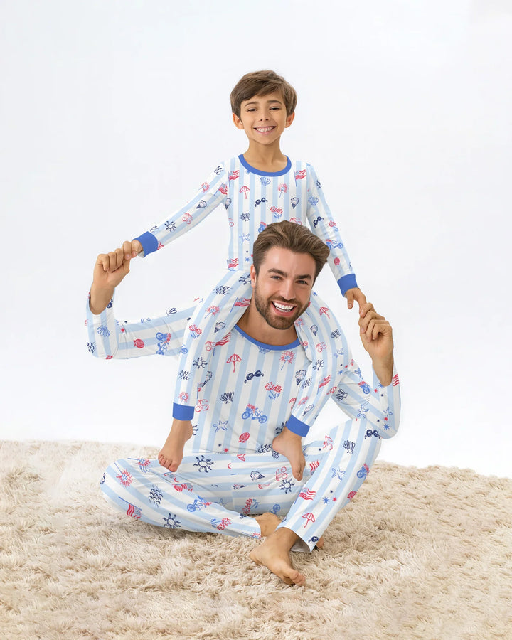 Vorlage Herren-Pyjama-Set