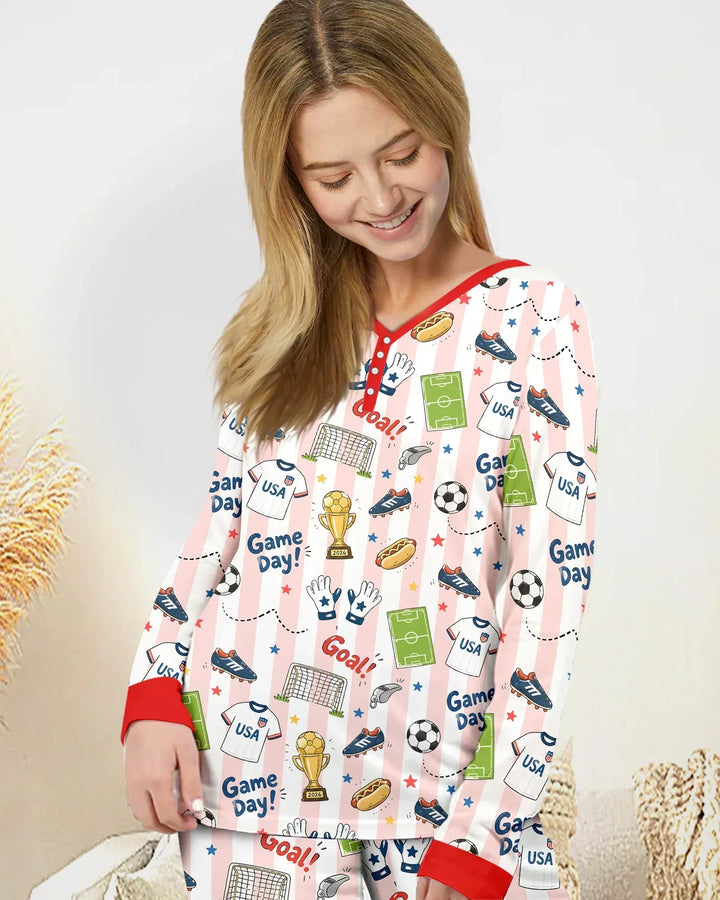 Vorlage Bambus Damen Pyjama Set