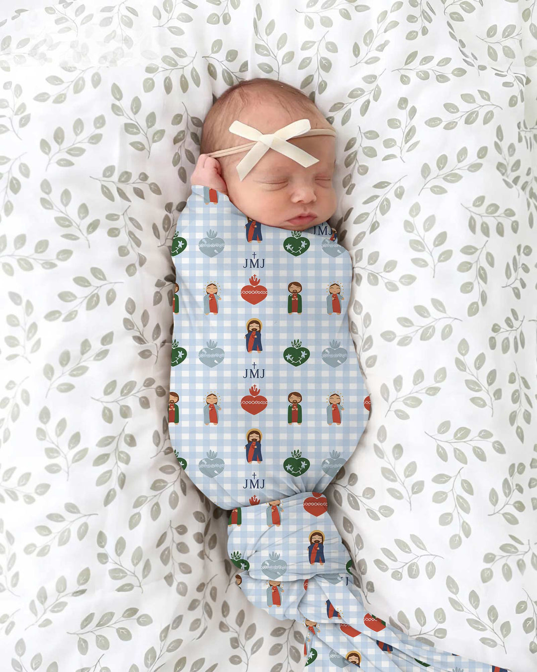 Holy Family swaddle blanket