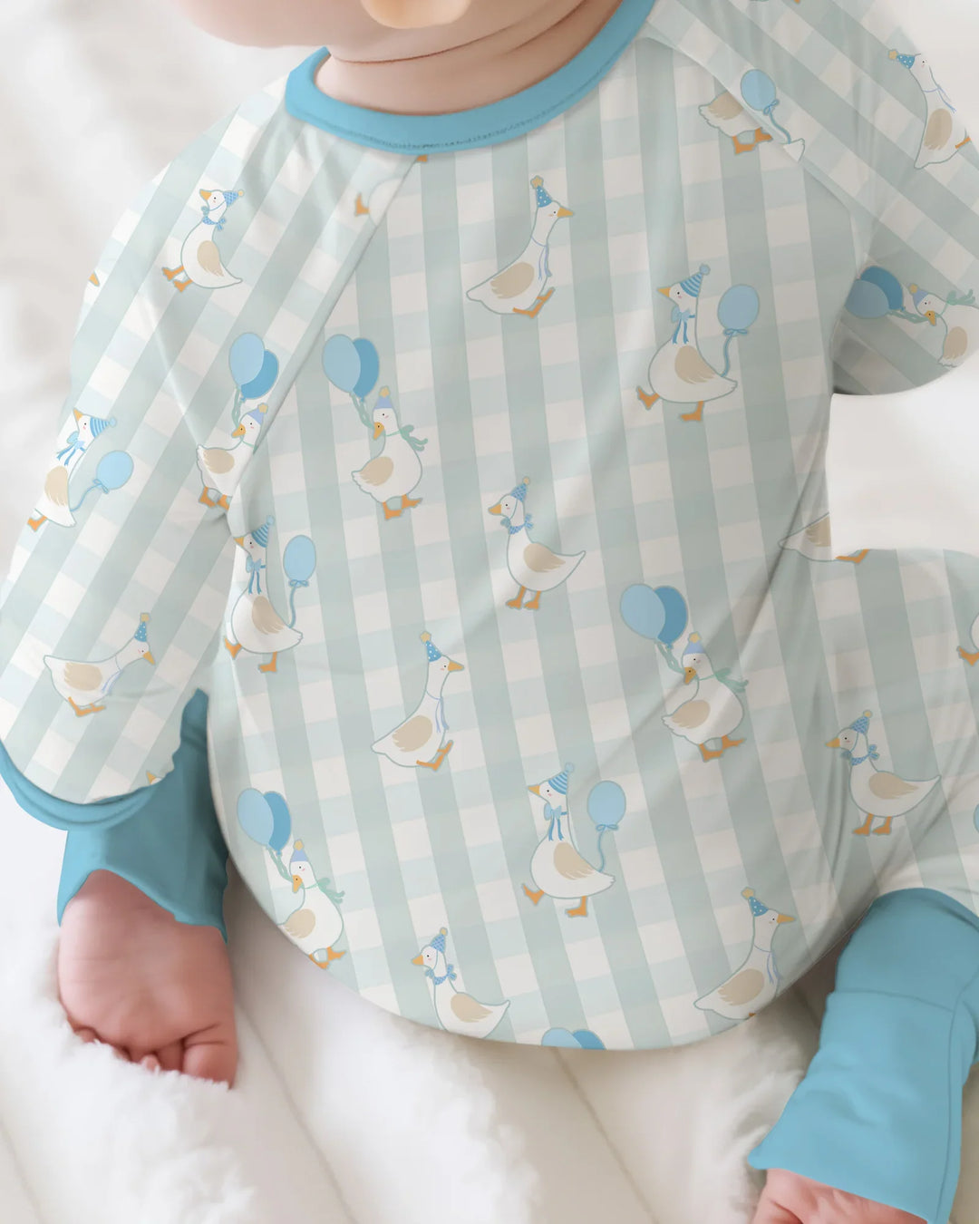 Gerippte Babykleidung mit individuellem Foto - Weich &amp; Skizzenhaft