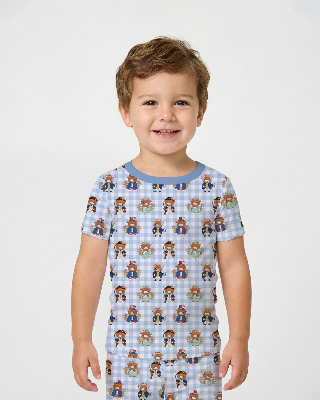 Zweiteiliges, kurzärmliges Pyjama-Set mit Marienkäfern