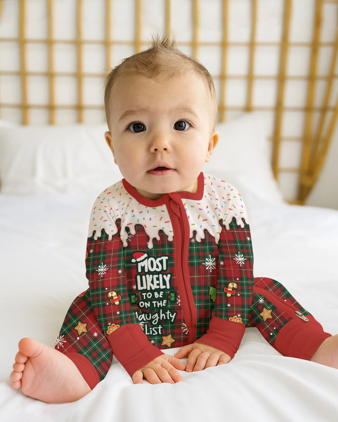 Funny Christmas Family Matching Bamboo Convertible Zippy