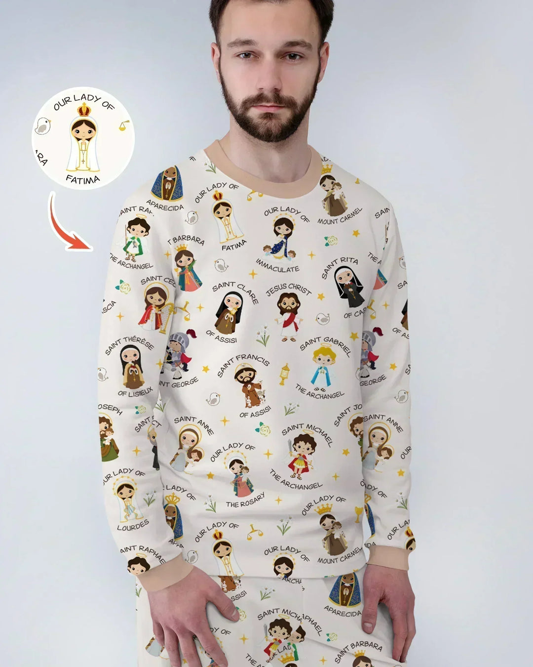 Vorlage Herren-Pyjama-Set