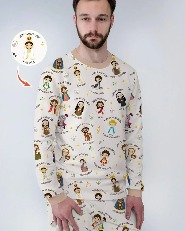 Vorlage Herren-Pyjama-Set