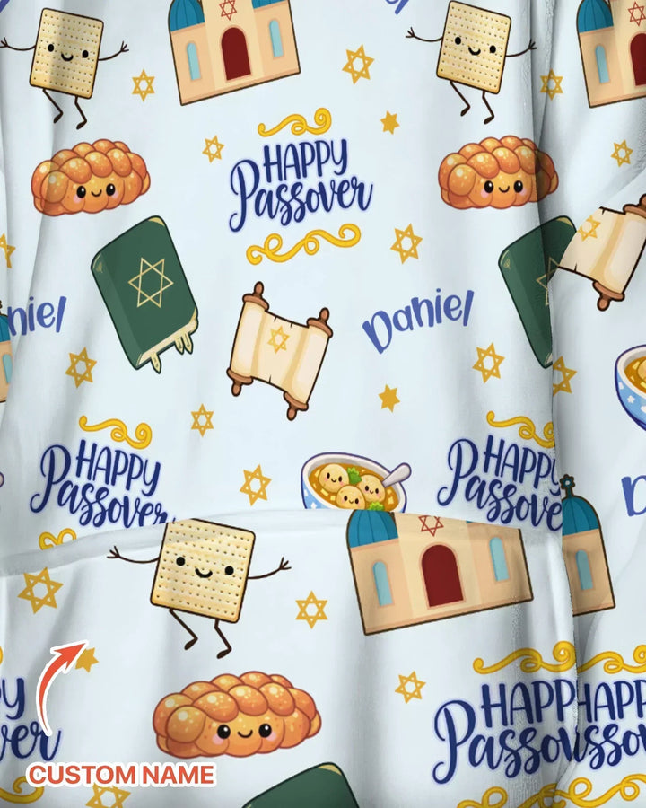 Personalisierbarer „Pesach Sameach“ Bambus-Deckenpullover