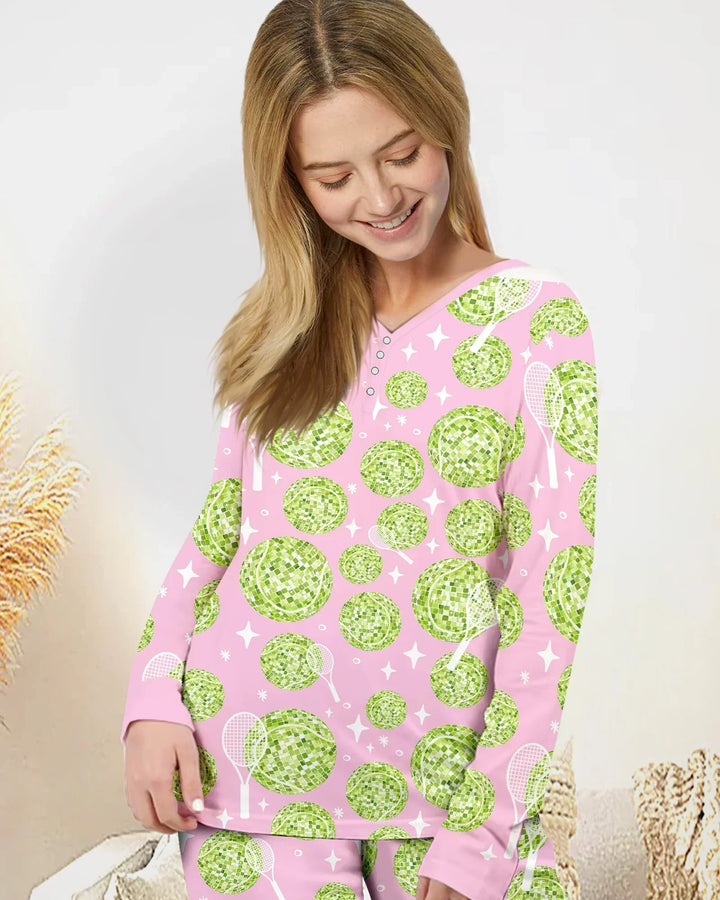 Vorlage Bambus Damen Pyjama Set