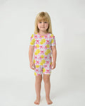 Template Zweiteiliges Pyjama-Set mit kurzen Ärmeln und Shorts