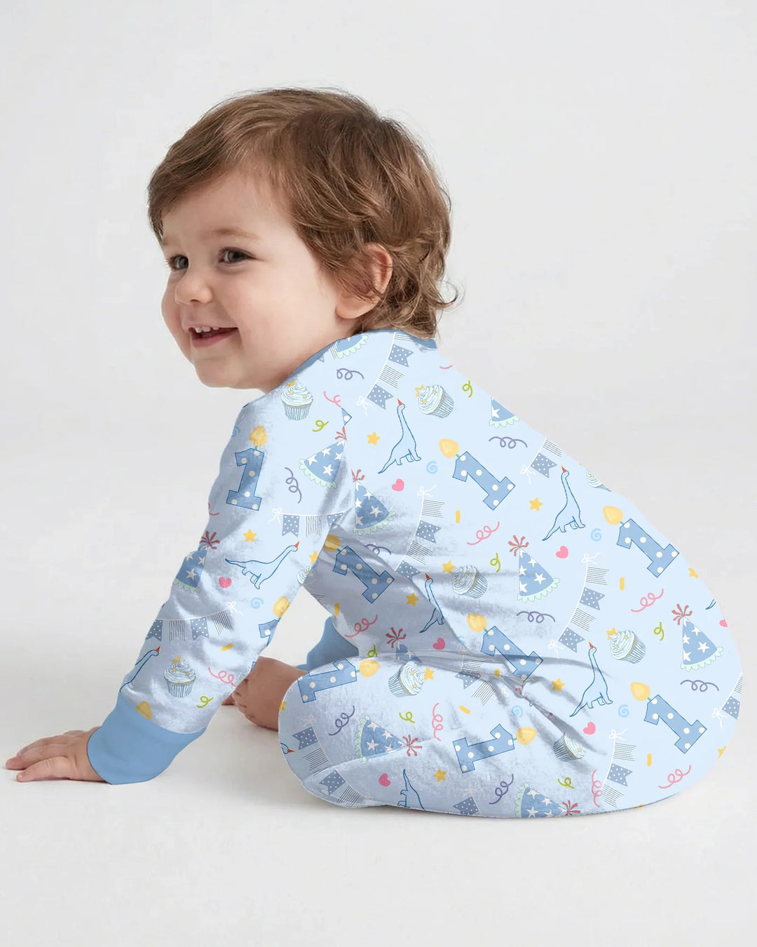 Gerippte Babykleidung mit individuellem Foto - Weich &amp; Skizzenhaft