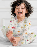 Happy Rosh Hashanah Bamboo Two Piece Long Sleeve Pajama Set