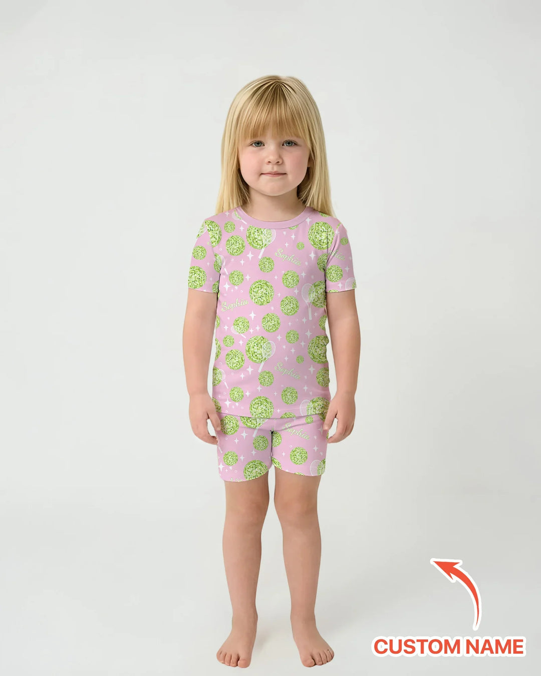Schlafanzug-Set zweiteilig, kurze Ärmel, kurze Hose, Bambus