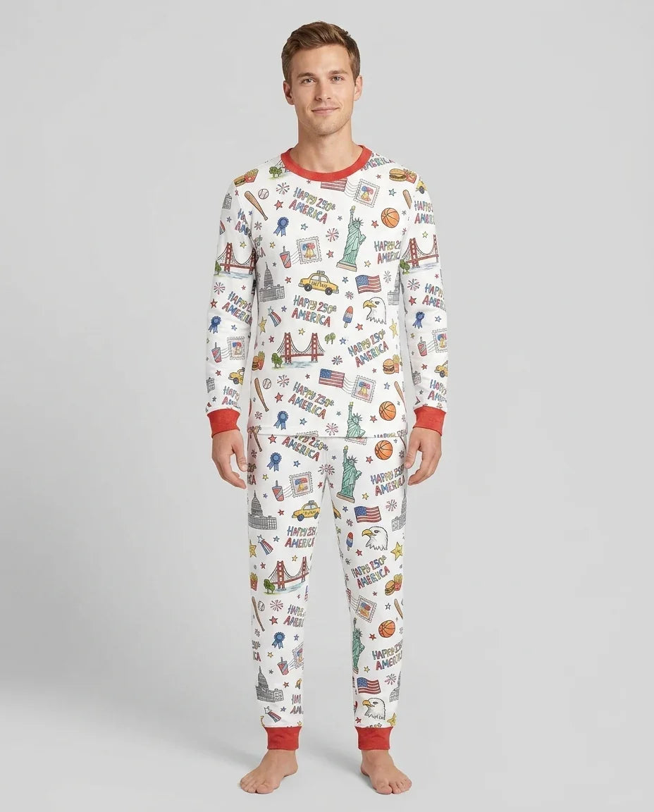 Vorlage Bambus-Pyjama-Set für Herren