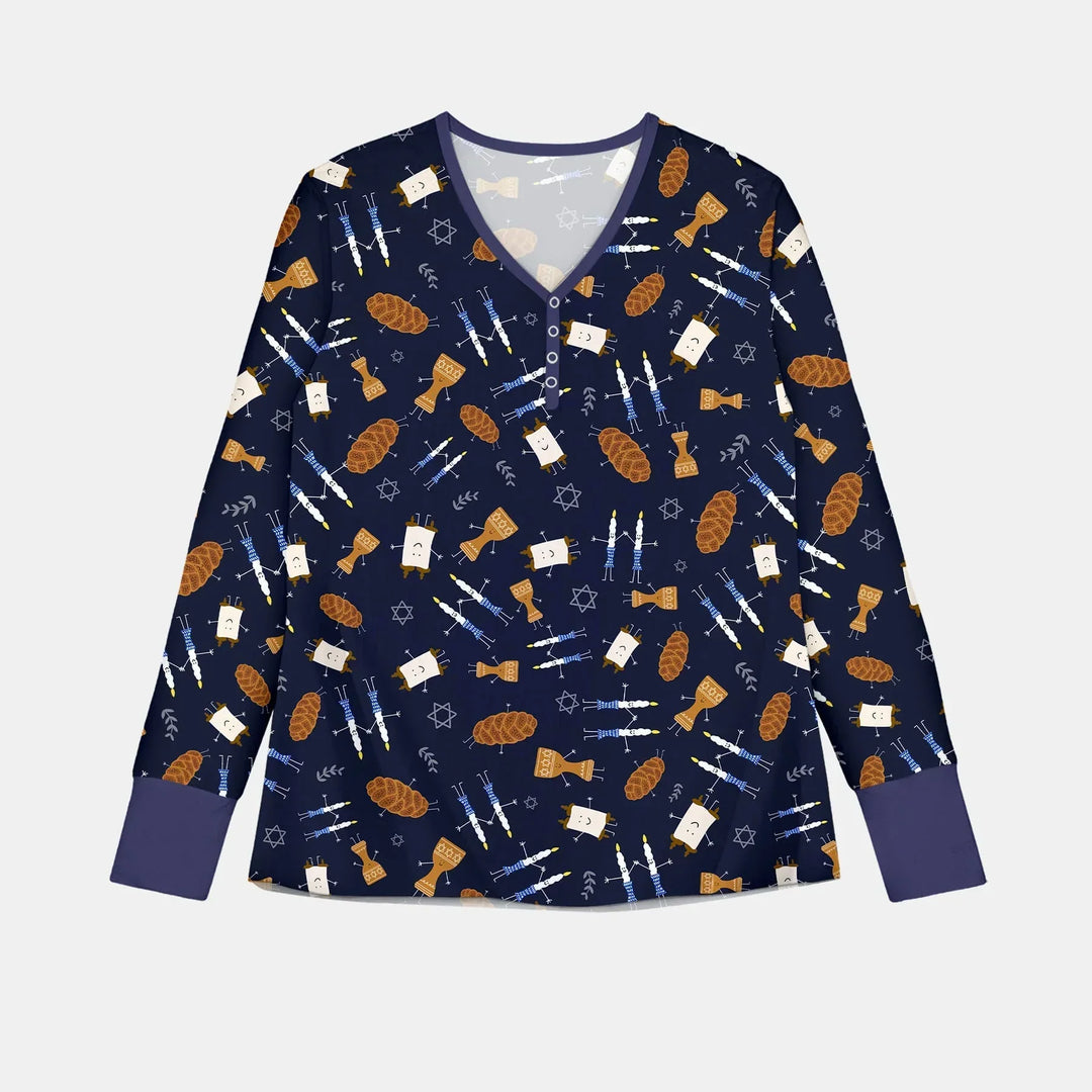 Vorlage für individuelles Damen-Pyjama-Set