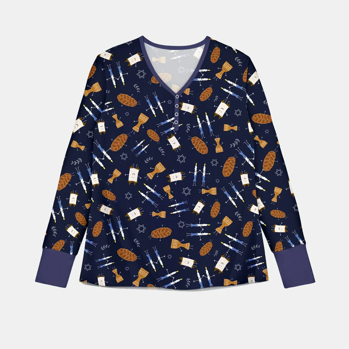 Vorlage für individuelles Damen-Pyjama-Set