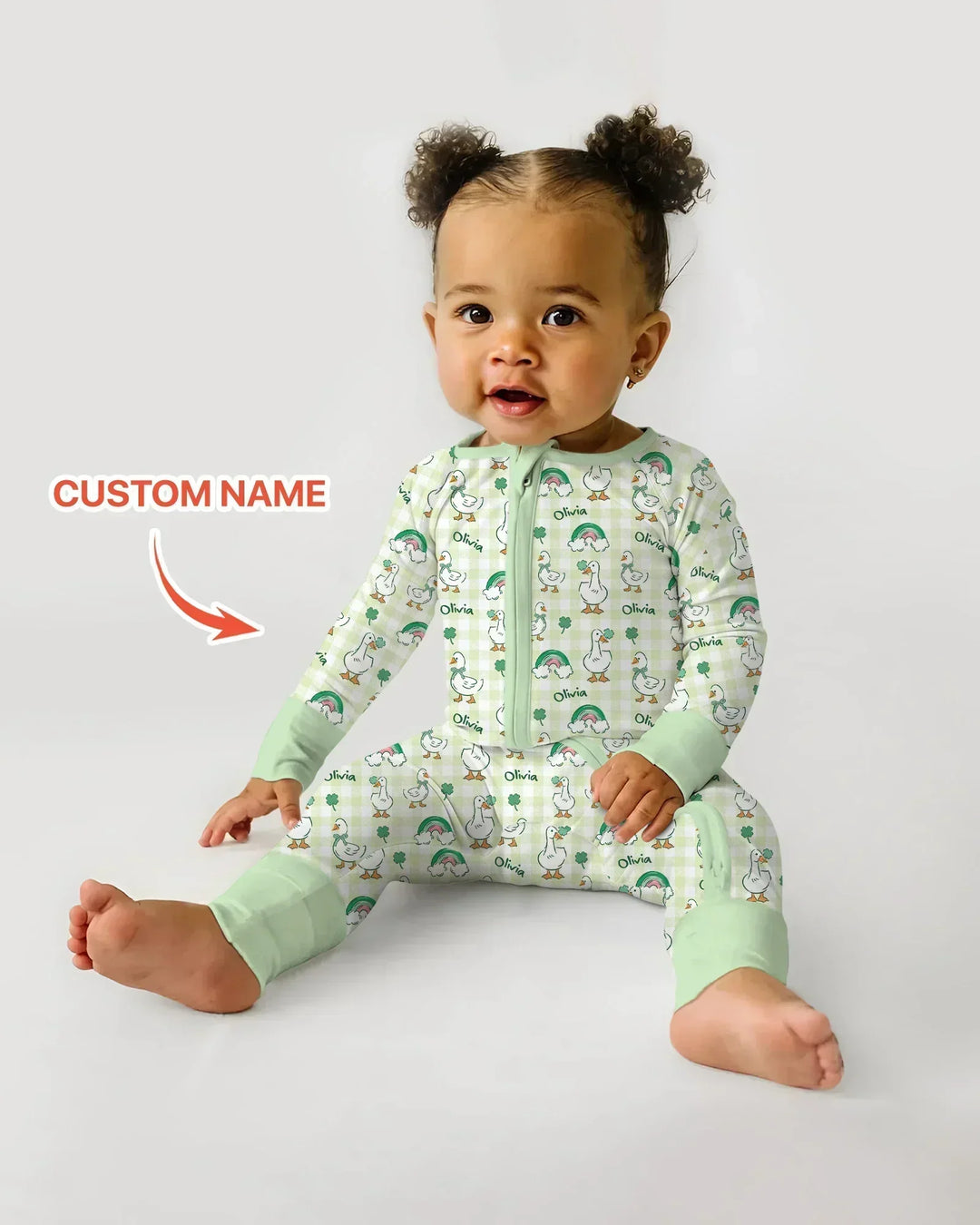 Gerippte Babykleidung mit individuellem Foto - Weich &amp; Skizzenhaft