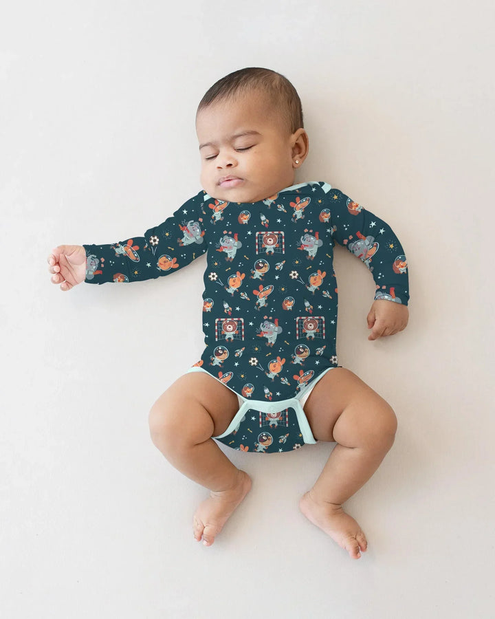 Gerippte Babykleidung mit individuellem Foto - Weich &amp; Skizzenhaft