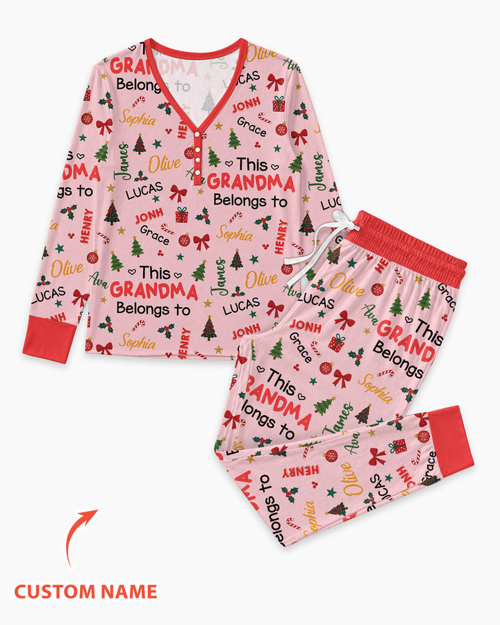 Loved By My Kids Bamboo Women Pajama Set