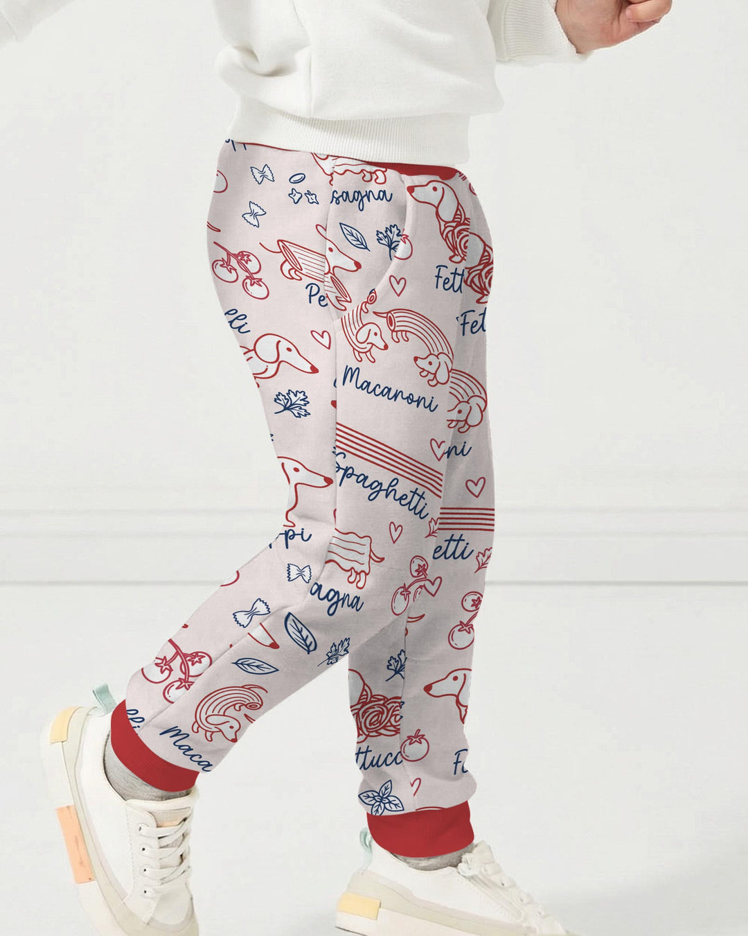 Funny Dachshund Pasta Pups Bamboo Jogger