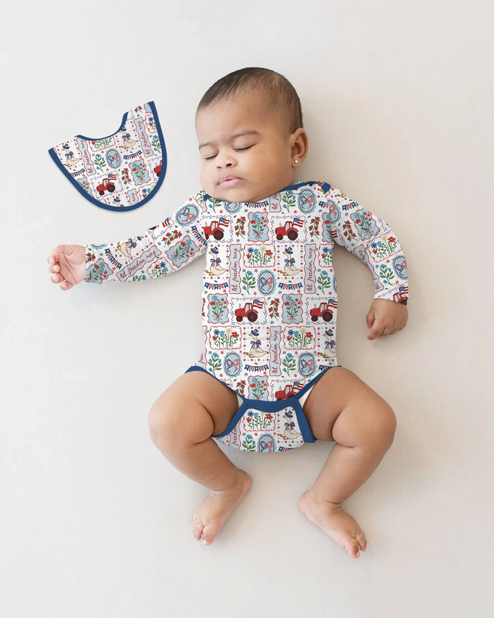 Gerippte Babykleidung mit individuellem Foto - Weich &amp; Skizzenhaft