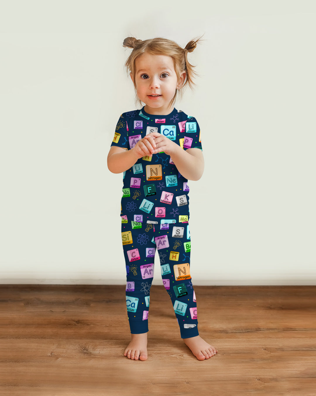 Zweiteiliges, kurzärmliges Pyjama-Set mit Marienkäfern
