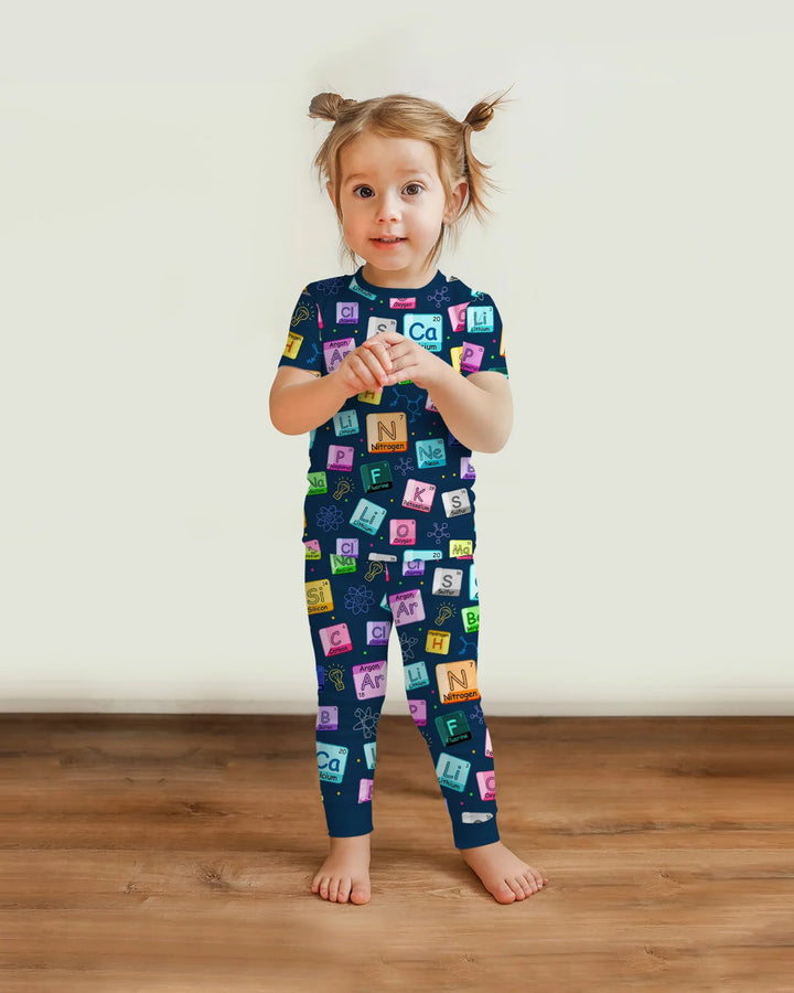 Zweiteiliges, kurzärmliges Pyjama-Set mit Marienkäfern